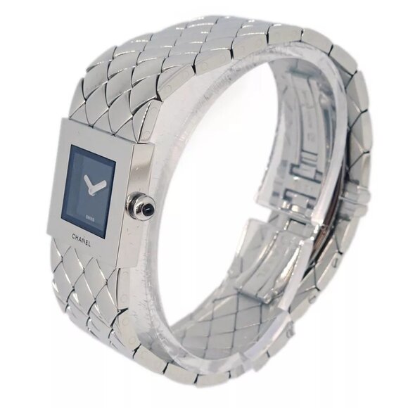Chanel Matelasse Quartz Watch SS Q.N.40485 - Picture 3 of 7